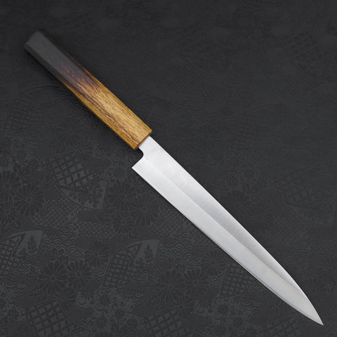 Yanagiba AUS-8 Polished Yaki Urushi Handle 210mm