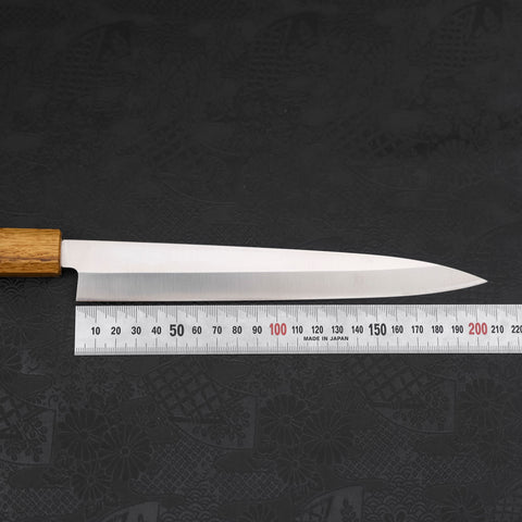 Yanagiba AUS-8 Polished Yaki Urushi Handle 210mm