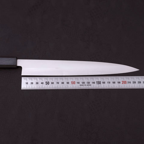 Yanagiba AUS-8 Polished Dark Blue Urushi Handle 240mm