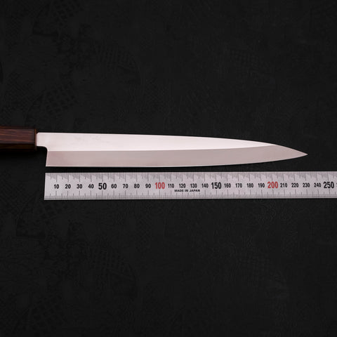 Yanagiba AUS-8 Polished Sumi Urushi Handle 240mm