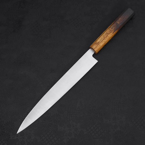 Yanagiba AUS-8 Polished Yaki Urushi Handle 240mm