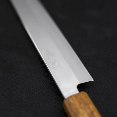 Yanagiba AUS-8 Polished Yaki Urushi Handle 240mm