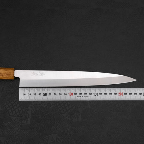 Yanagiba AUS-8 Polished Yaki Urushi Handle 240mm