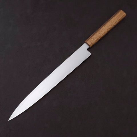 Yanagiba AUS-8 Polished Oak Handle 270mm