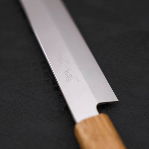 Yanagiba AUS-8 Polished Yaki Urushi Handle 270mm