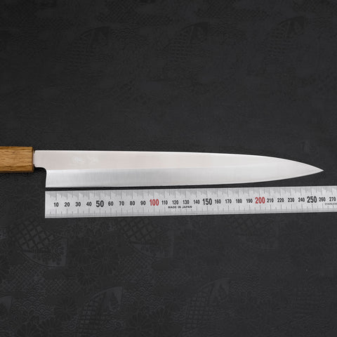 Yanagiba AUS-8 Polished Yaki Urushi Handle 270mm