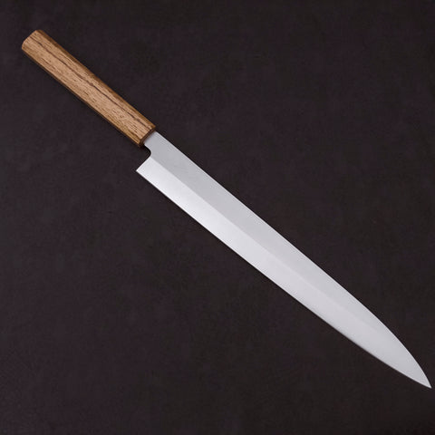 Yanagiba AUS-8 Polished Oak Handle 300mm