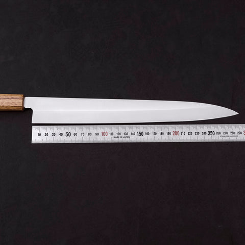 Yanagiba AUS-8 Polished Oak Handle 300mm