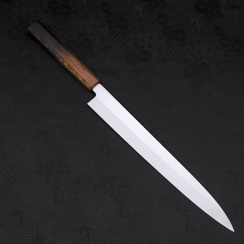 Yanagiba AUS-8 Polished Yaki Urushi Handle 300mm