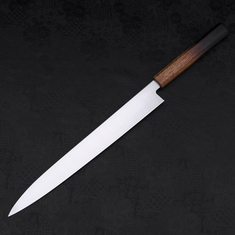 Yanagiba AUS-8 Polished Yaki Urushi Handle 300mm