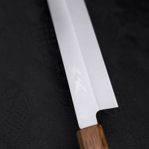 Yanagiba AUS-8 Polished Yaki Urushi Handle 300mm