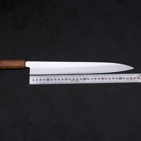 Yanagiba AUS-8 Polished Yaki Urushi Handle 300mm