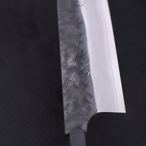 Santoku SG-2 Kurouchi Tsuchime Buffalo Ebony Handle 170mm