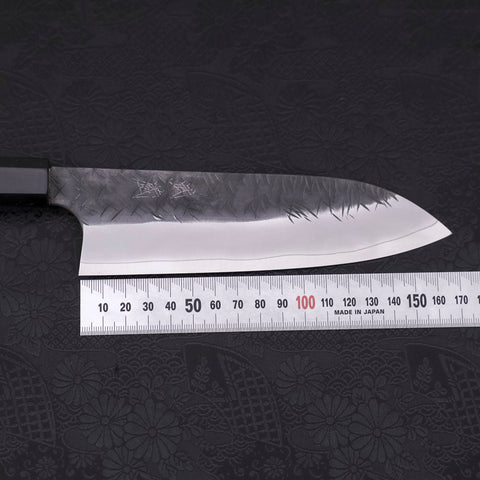 Santoku SG-2 Kurouchi Tsuchime Buffalo Ebony Handle 170mm