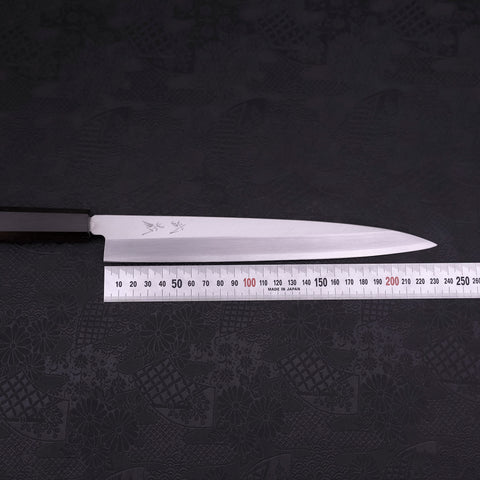 Yanagiba AUS-10 Polished Ebony Handle 240mm