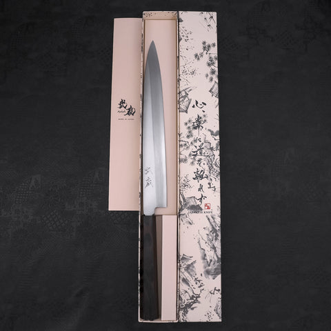 Yanagiba AUS-10 Polished Ebony Handle 270mm