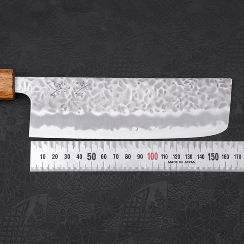 Nakiri White steel #1 Tsuchime Yaki Urushi Handle 165mm