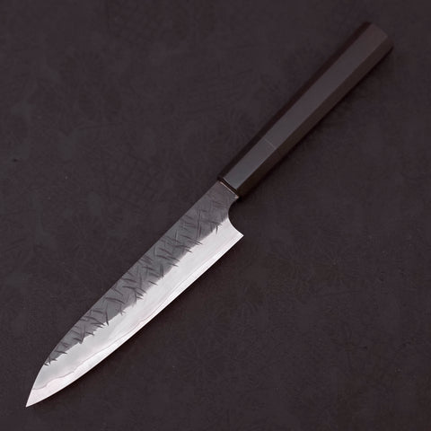 Petty SG-2 Kurouchi Tsuchime Buffalo Ebony Handle 150mm