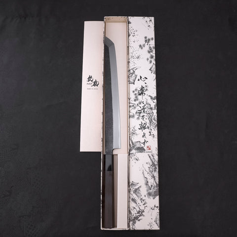 先丸蛸引 青紙2號鋼 黒打 雞翅水牛柄 270mm