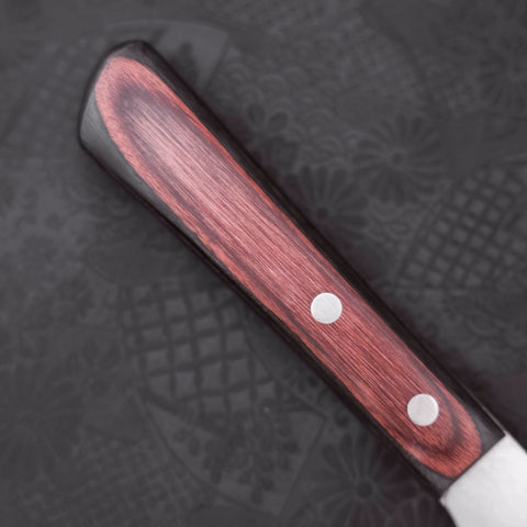 Santoku VG-10 Polished Western Black Red Handle 150mm