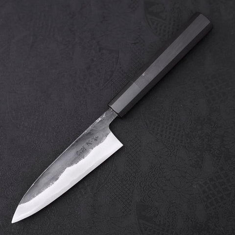 Funayuki Sabaki Blue Super Kurouchi Buffalo Ebony Handle 120mm