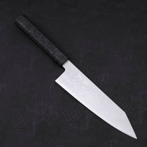 Bunka VG-10 Damascus Black Ishime Handle 180mm