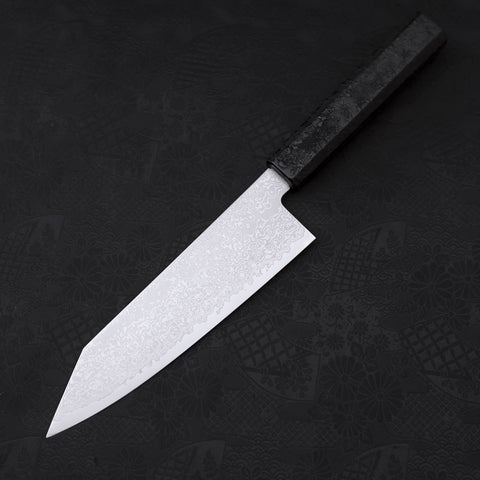 Bunka VG-10 Damascus Black Ishime Handle 180mm