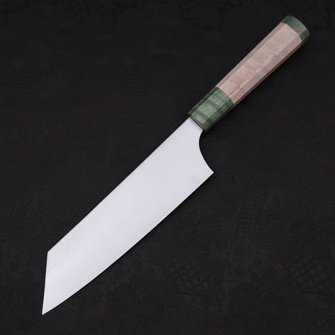 Bunka AUS-10 Polished Maple Green Handle 180mm