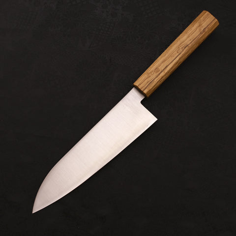 Santoku AUS-10 Polished Oak Handle 180mm