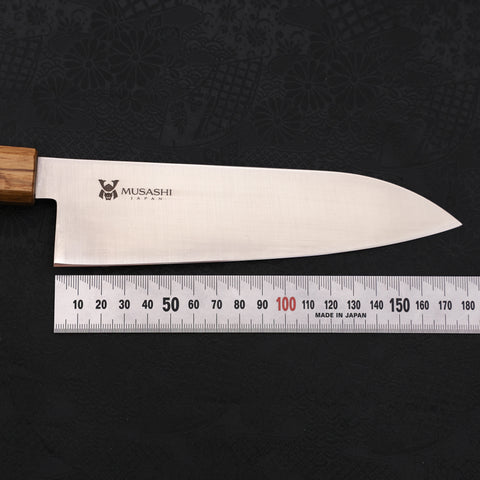 Santoku AUS-10 Polished Oak Handle 180mm