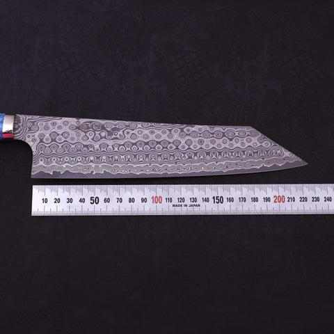 Kiritsuke SG-2 Damascus Turquoise Blue Handle 240mm