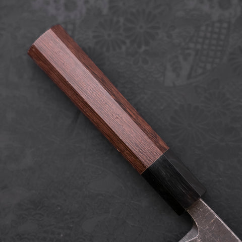 Kiritsuke Deba Blue steel #2 Kurouchi Buffalo Wenge Handle 150mm