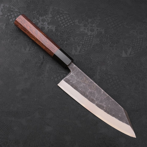 Kiritsuke Deba Blue steel #2 Kurouchi Buffalo Wenge Handle 165mm