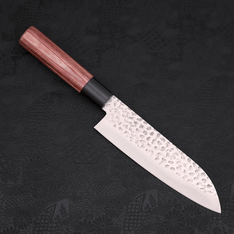 Santoku AUS-8 Tsuchime Cherry Handle 170mm