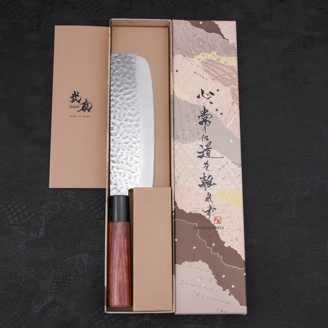 Nakiri AUS-8 Tsuchime Cherry Handle 160mm