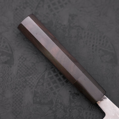 Nakiri Blue steel #2 Damascus Buffalo Ebony Handle 165mm