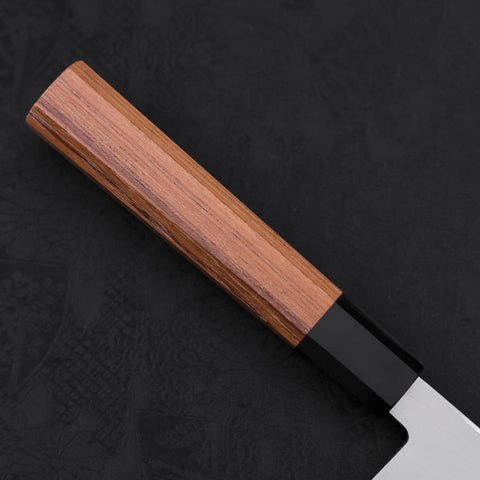 Yanagiba Left Hand AUS-10 Polished Buffalo Teak Handle 270mm