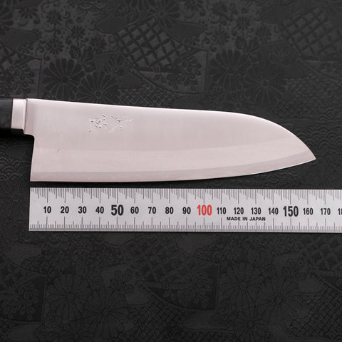 Santoku VG-1 Polished Western Black Handle 170mm