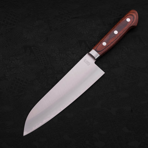 Santoku VG-1 Polished Western Mahogany Handle 170mm