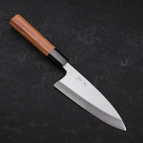 Deba AUS-10 Polished Buffalo Teak Handle 150mm