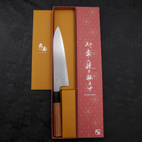 Gyuto White steel #2 Kasumi Buffalo Teak Handle 210mm