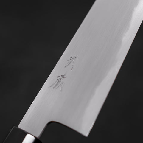 Kiritsuke Santoku White steel #2 Kasumi Buffalo Teak Handle 180mm