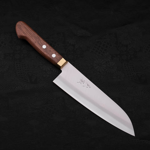 Santoku SK Steel Polished Western Walnut Handle 165mm