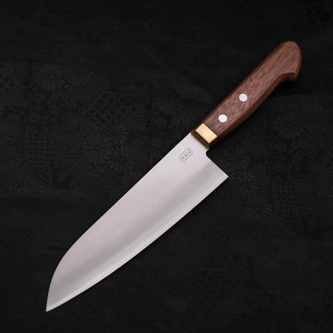 Santoku SK Steel Polished Western Walnut Handle 165mm