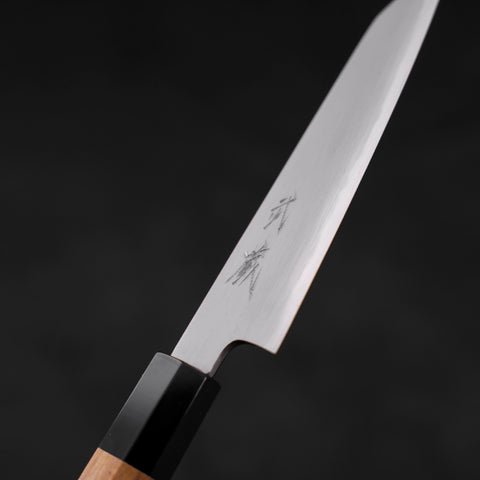 Kiritsuke Petty White steel #2 Kasumi Buffalo Teak Handle 120mm