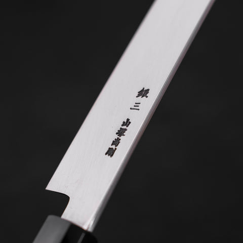 Cuchillo Bunka de Acero Plata #3 Nashiji Buffalo con mango de Magnolia, 170 milímetros