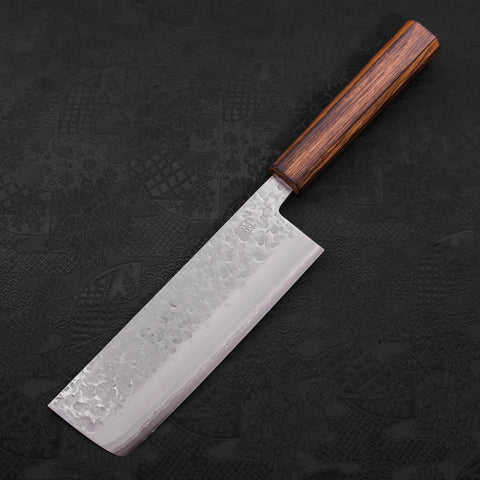 Nakiri Chromax Mirror Tsuchime Sumi Urushi Handle 165mm