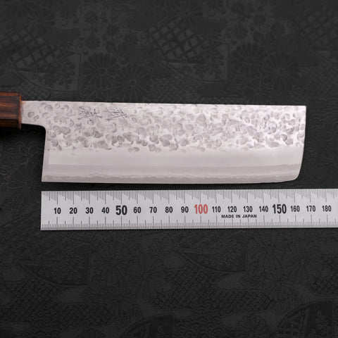 Nakiri Chromax Mirror Tsuchime Sumi Urushi Handle 165mm