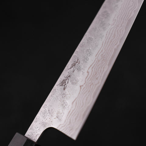 Gyuto AUS-10 Nashiji Damascus Ebony Handle 180mm