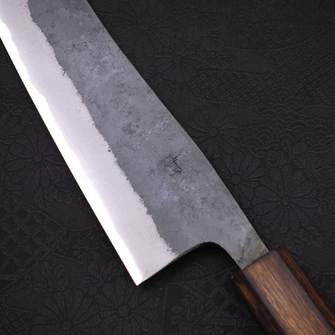 Hakata Blue steel #2 Kurouchi Sumi Urushi Handle 165mm-Blue steel #2-Kurouchi-Japanese Handle-[Musashi]-[Japanese-Kitchen-Knives]